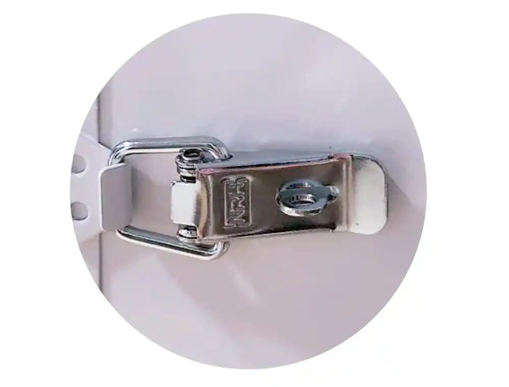 Botiquin q-connect metalico 4 compartimentos vacio primeros auxilios 275x300x120 mm
