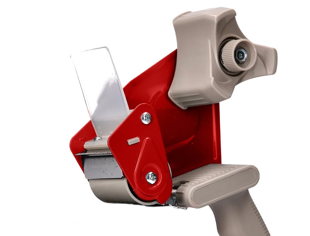 Portarrollo q-connect para embalaje para cintas 66 mt x 75 mm