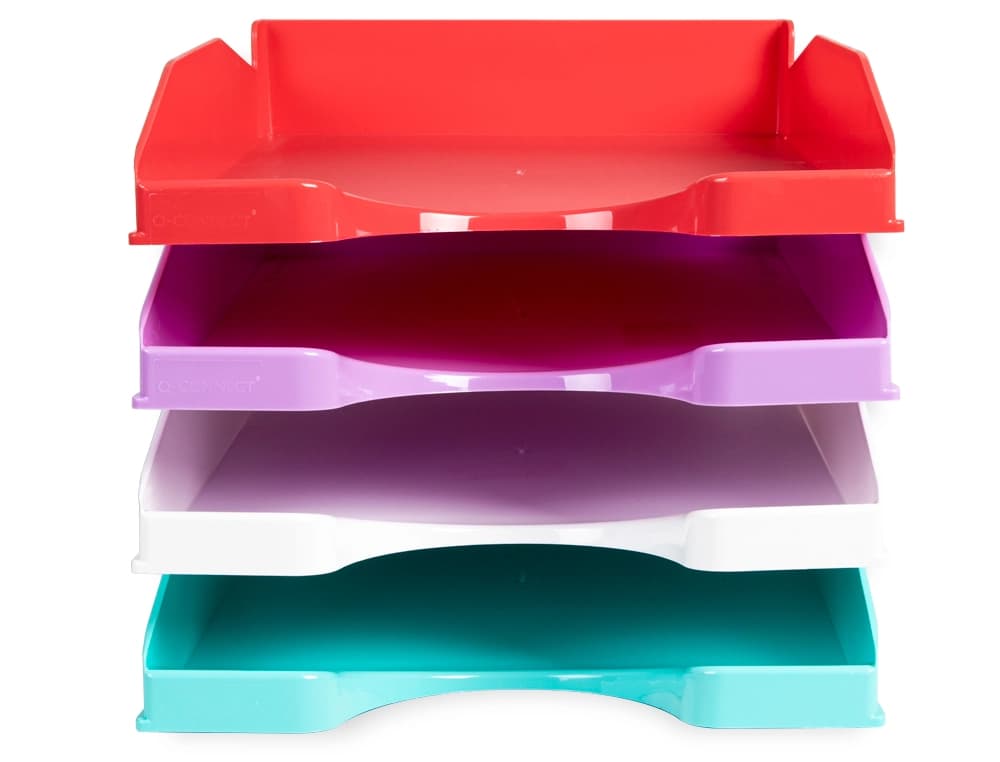 Bandeja sobremesa plastico q-connect 240x70x340 mm