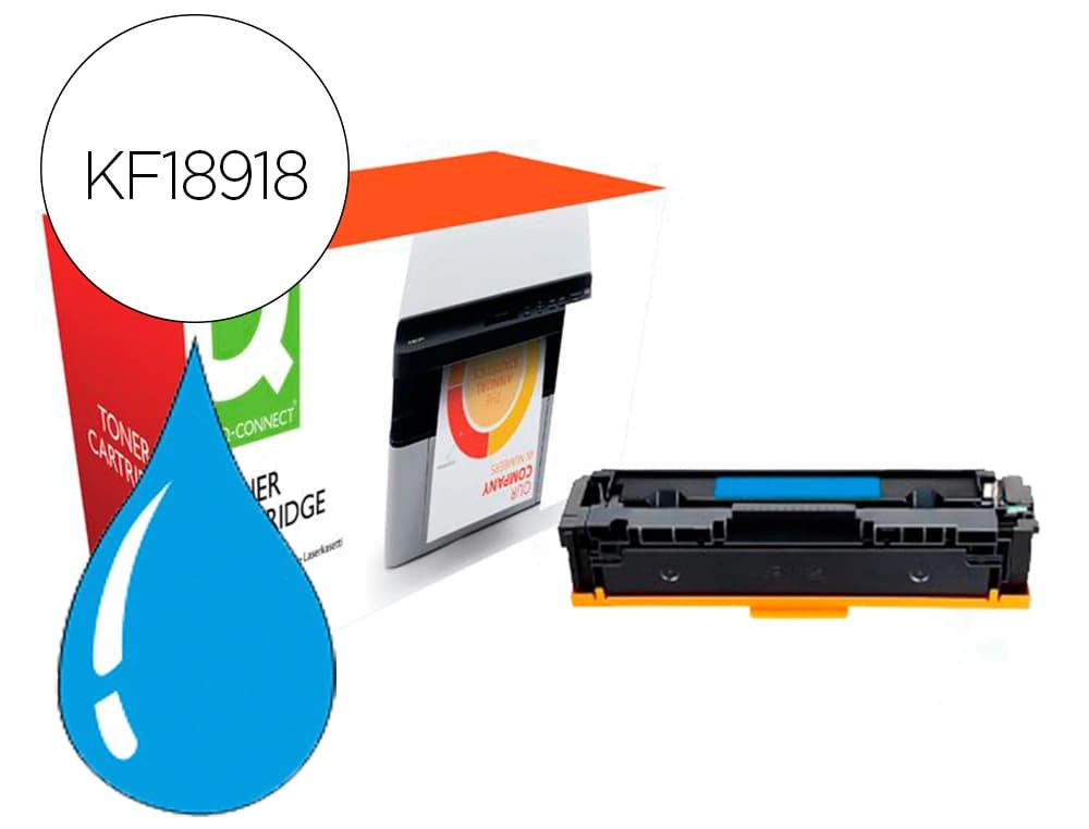 Q-connect Toner compatible q-connect canon lbp611c i-sensys lbp610 cian alto rendimiento 2200 paginas