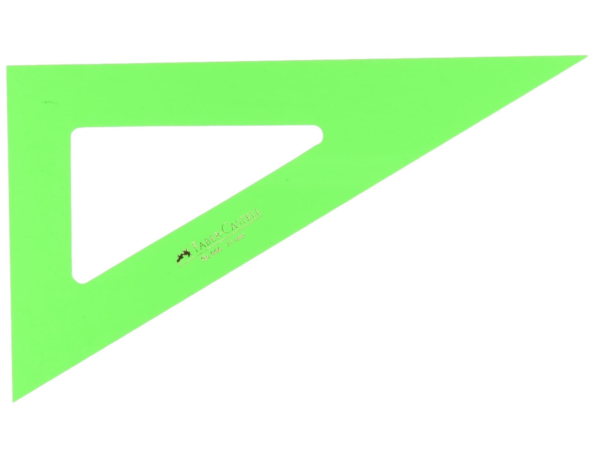 Cartabon faber castell 21 cm plastico verde