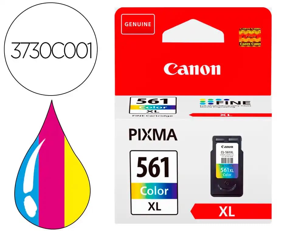 Canon Ink-jet canon cl561xl ts5350 / ts5351 / ts5352 / ts5353 color alta capacidad