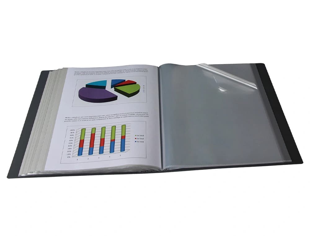 Carpeta liderpapel 30 fundas canguro pp din a4 translucido portada y lomo personalizable