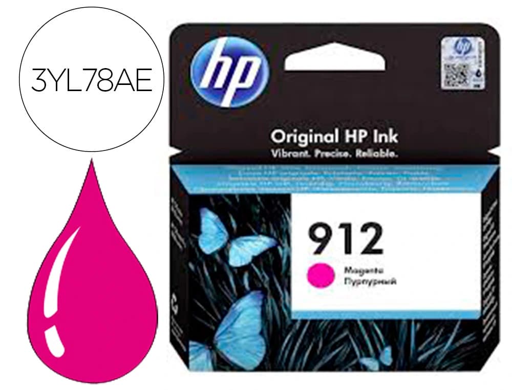 Hp Ink-jet hp 912 officejet 8010 / 8020 / 8035 magenta 315 pag
