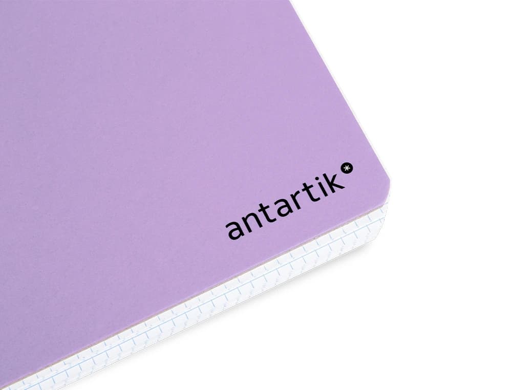 Cuaderno espiral a4 antartik tapa dura 80h 90gr cuadro 4mm con margen fluor