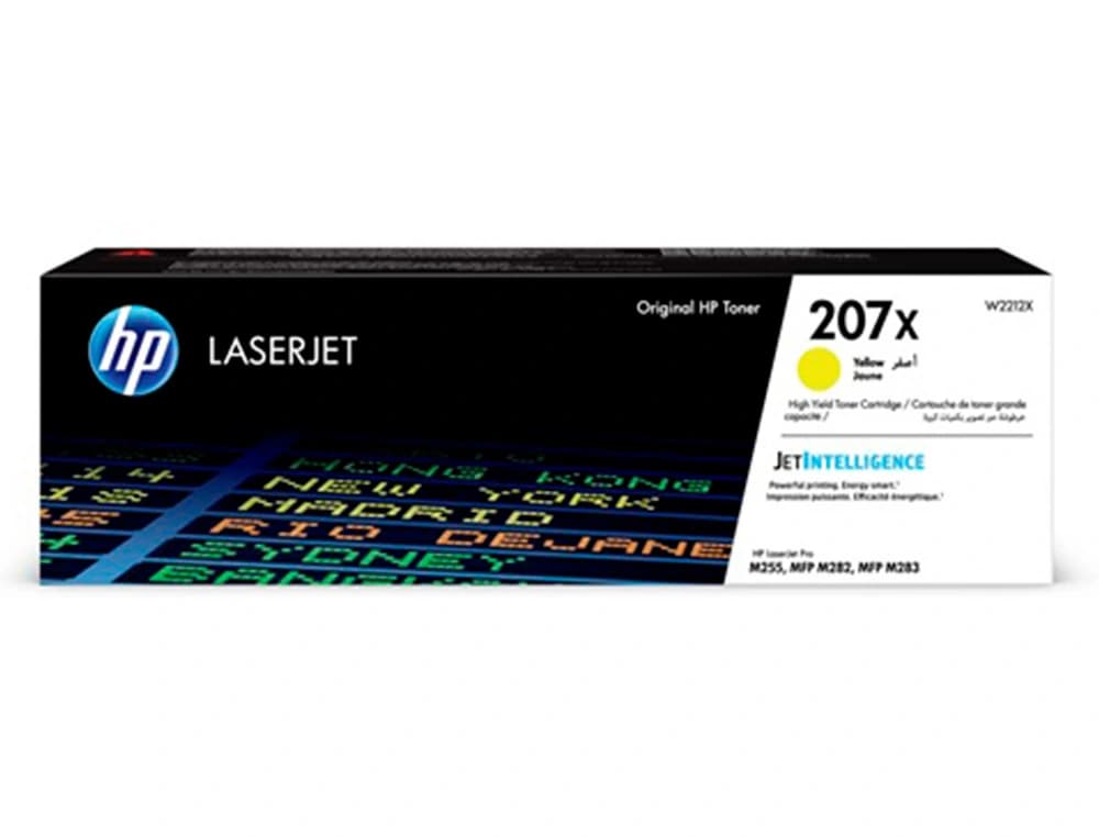 Toner hp 207x color laserjet pro m282nw / m283fdn / m283fdw 2.450 paginas