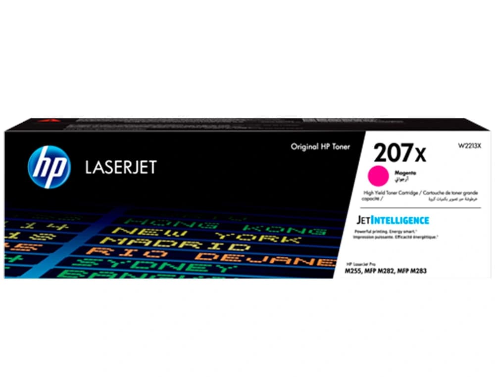 Toner hp 207x color laserjet pro m282nw / m283fdn / m283fdw 2.450 paginas