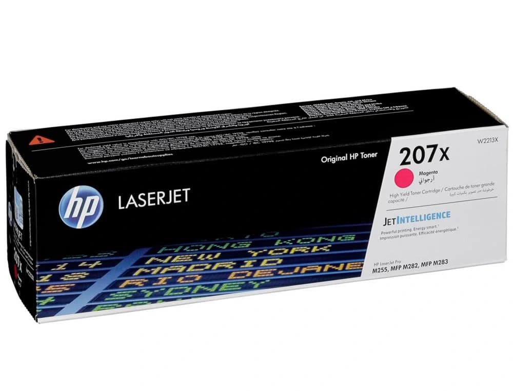 Toner hp 207x color laserjet pro m282nw / m283fdn / m283fdw 2.450 paginas