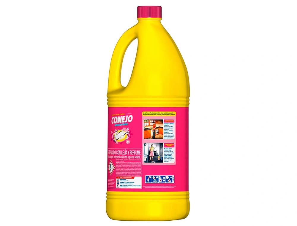 Lejia conejo frescor floral botella de 2 litros
