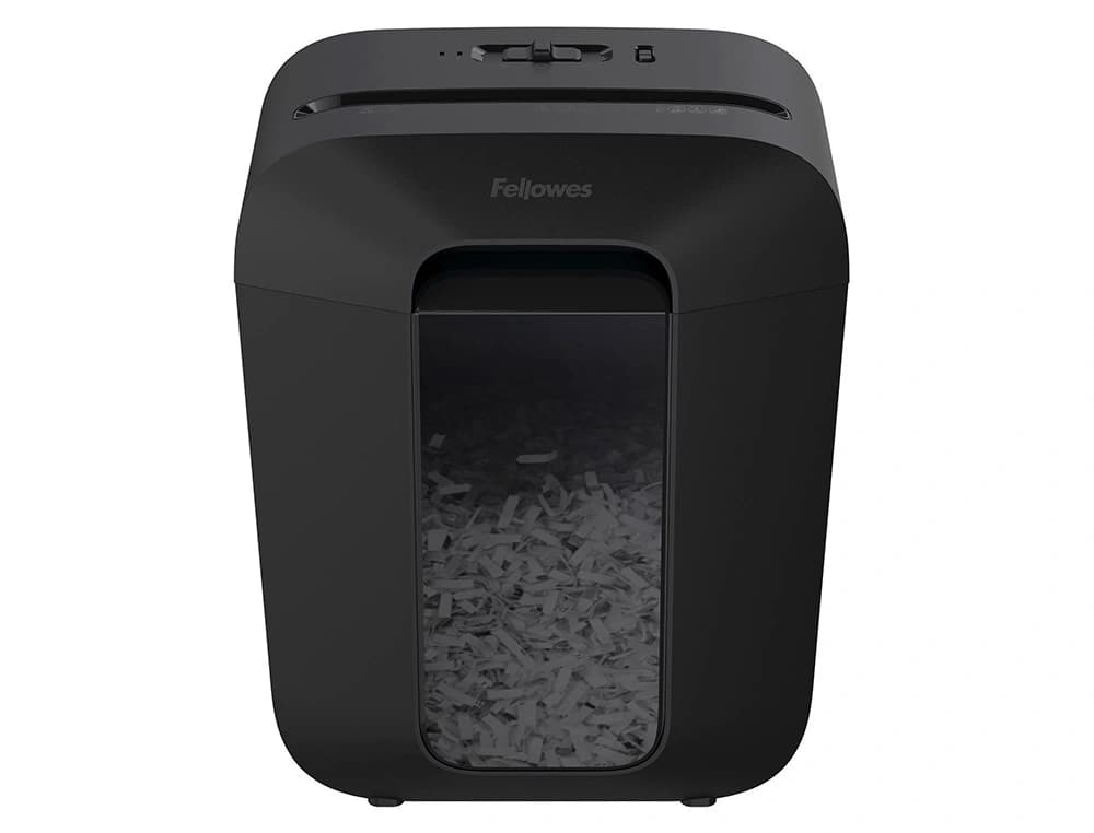 Destructora de documentos fellowes lx-45 capacidad de corte 8 hojas p4 destruye grapas clips y tarjetas
