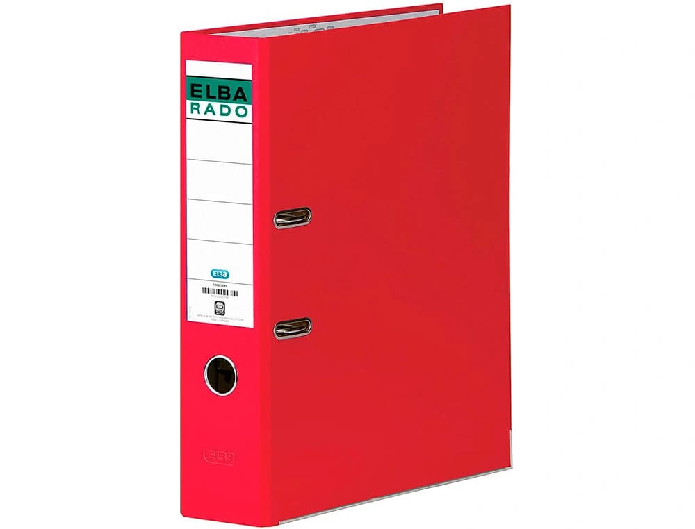 Archivador de palanca elba chic carton forrado pvc con rado
