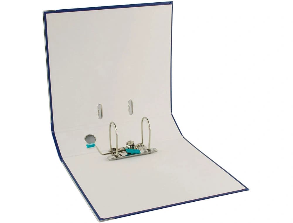 Archivador de palanca Elba Top DIN A4 de cartón compacto con Rado y lomo de 80 mm – Azul