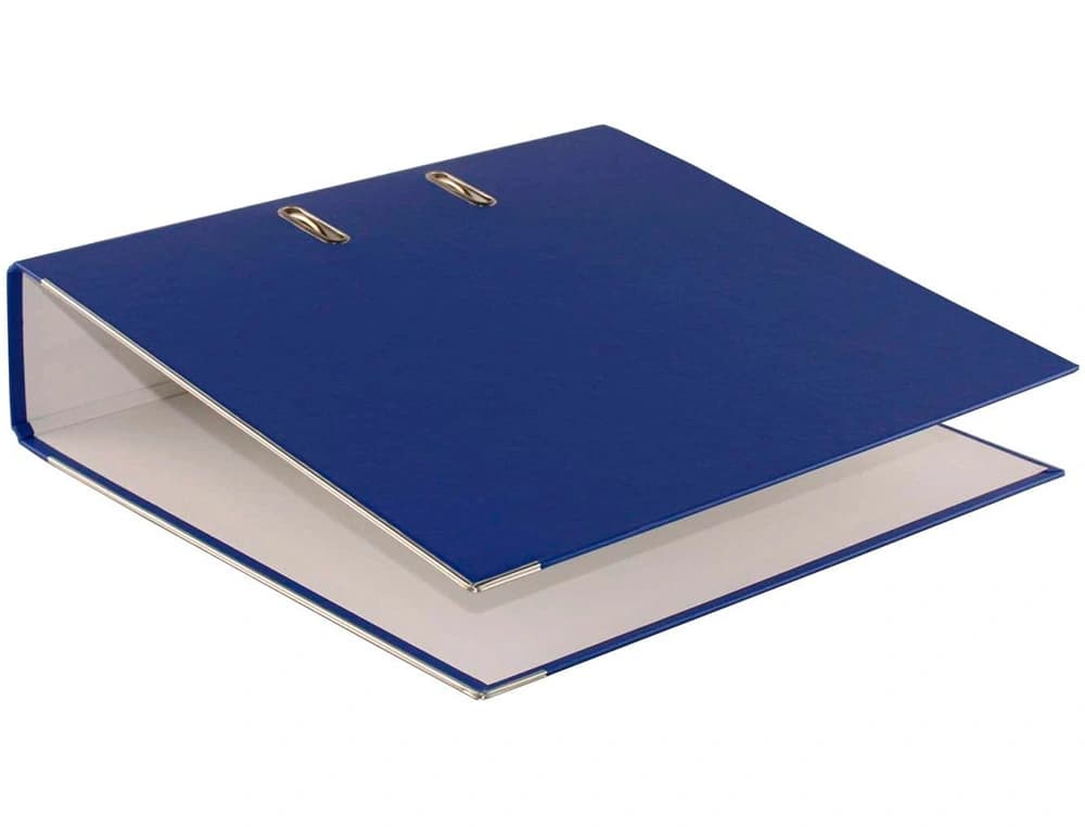 Archivador de palanca Elba Top DIN A4 de cartón compacto con Rado y lomo de 80 mm – Azul