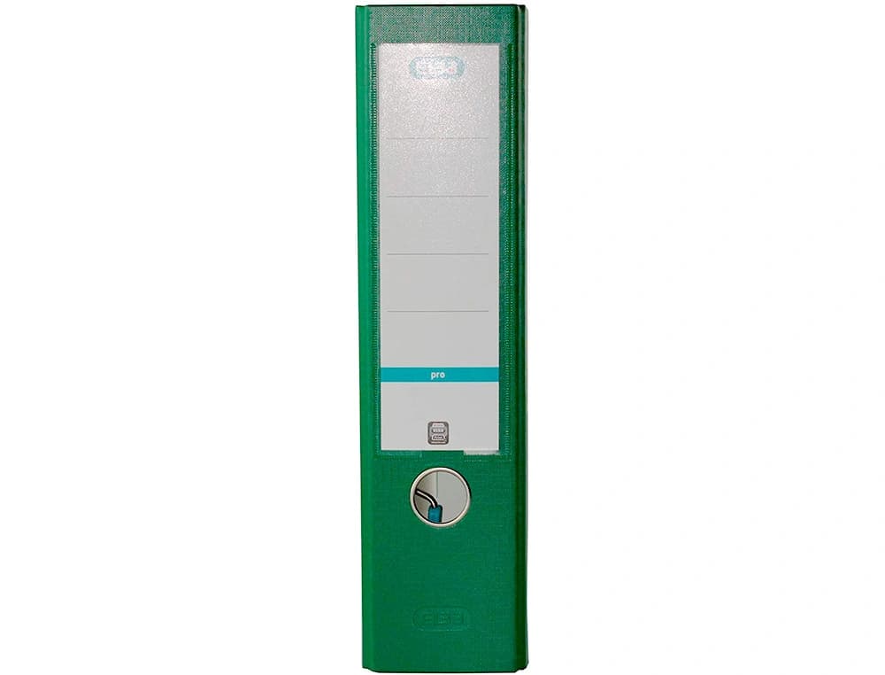 Archivador de palanca elba top carton compacto polipropileno con rado din a4 lomo de 80 mm