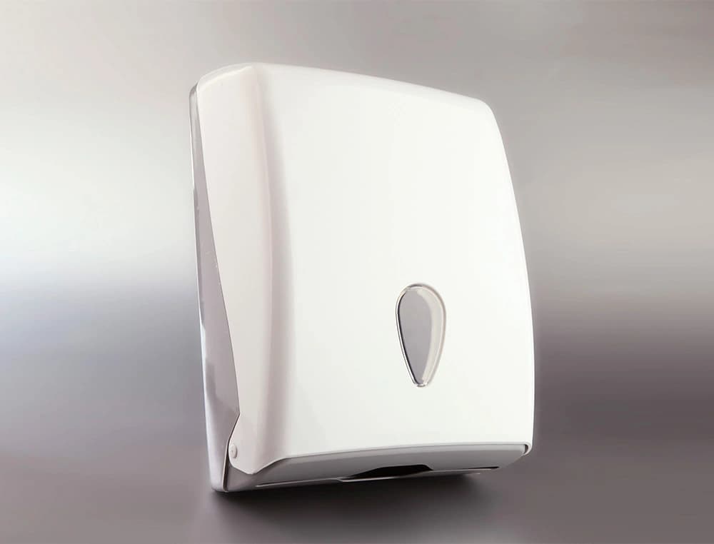 Dispensador toallitas secamanos dahi abs color blanco 370x277x130 mm