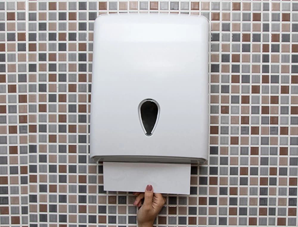 Dispensador toallitas secamanos dahi abs color blanco 370x277x130 mm