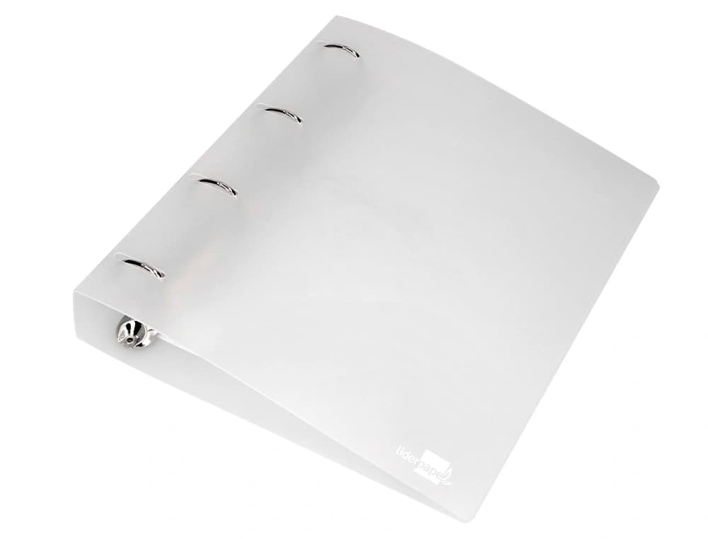 Carpeta liderpapel 4 anillas mixtas 40 mm polipropileno din a4 opaco
