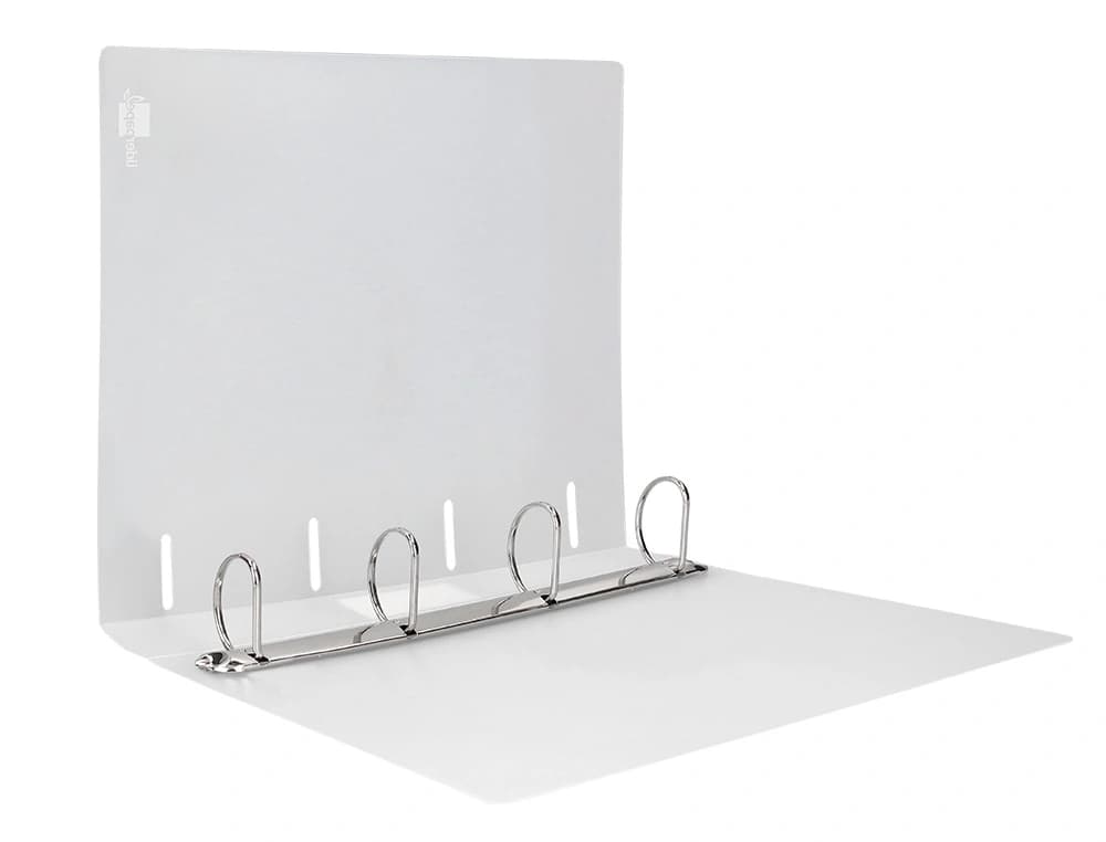 Carpeta liderpapel 4 anillas mixtas 40 mm polipropileno din a4 opaco