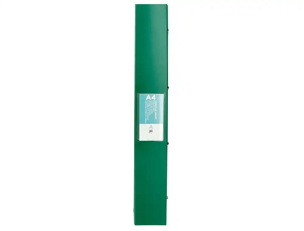 Carpeta liderpapel 4 anillas mixtas 40 mm polipropileno din a4 translucido
