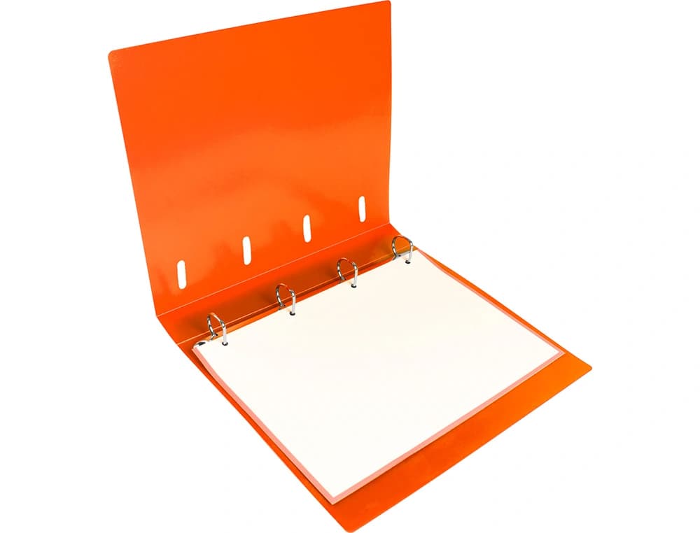 Carpeta con recambio liderpapel a4 cuadro 5mm 100 hojas 80g polipropileno 4 anillas 25mm