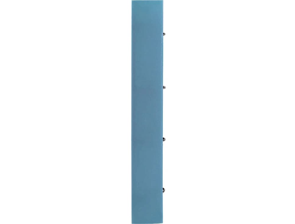 Carpeta con recambio Liderpapel A4 de polipropileno con 4 anillas mixtas de 25 mm, cierre de gomilla y cuadro de 5 mm – Celeste opaco