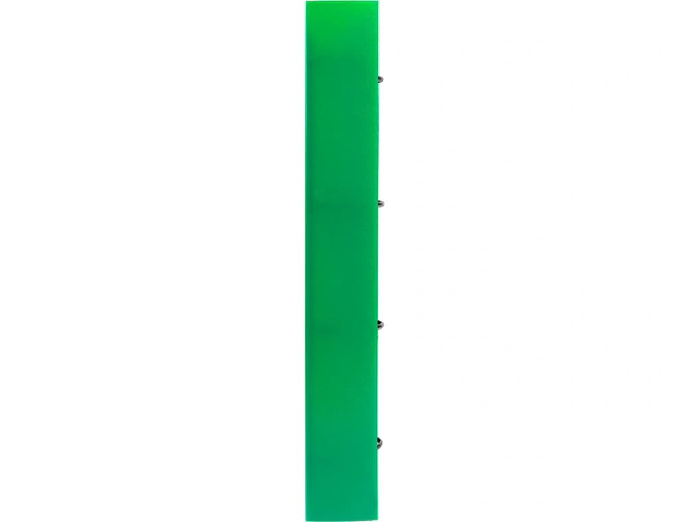 Carpeta con recambio Liderpapel A4 de polipropileno con 4 anillas mixtas de 40 mm, cierre de gomilla y cuadro de 5 mm – Verde translúcido