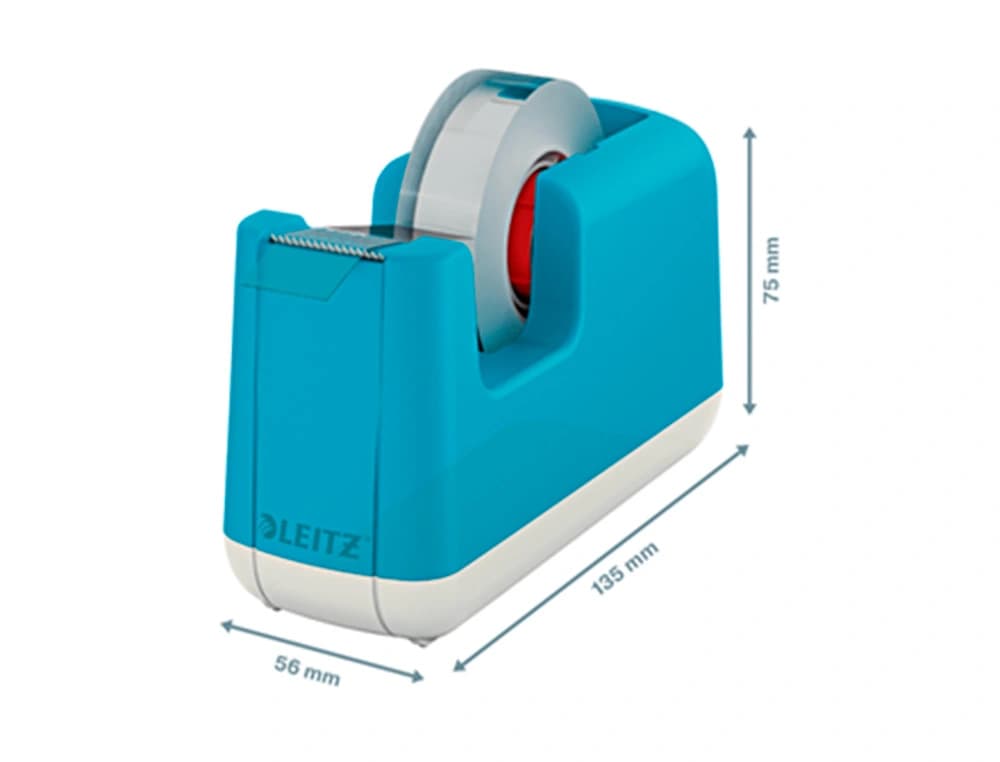 Portarrollo sobremesa leitz cosy plastico para cintas 33 m