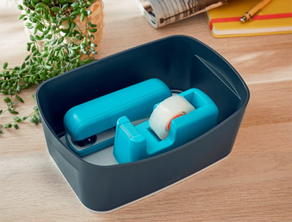 Portarrollo sobremesa leitz cosy plastico para cintas 33 m