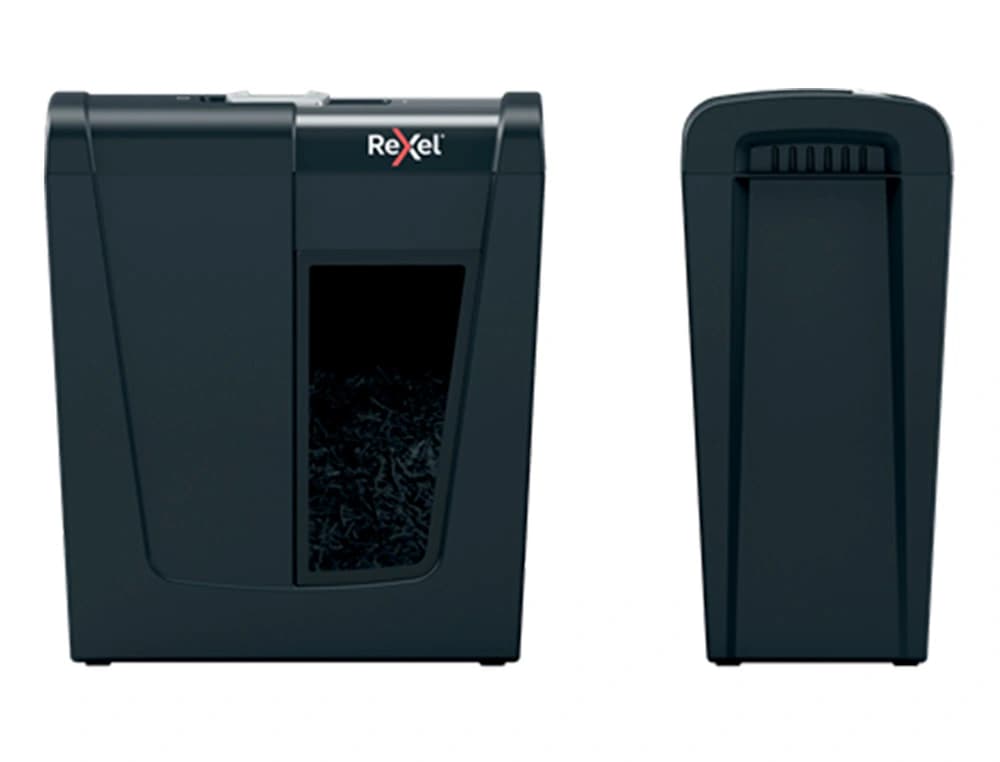 Destructora de documentos rexel secure s5 eu capacidad 5 hojas grapas clips tarjetas y cd papelera 10 l