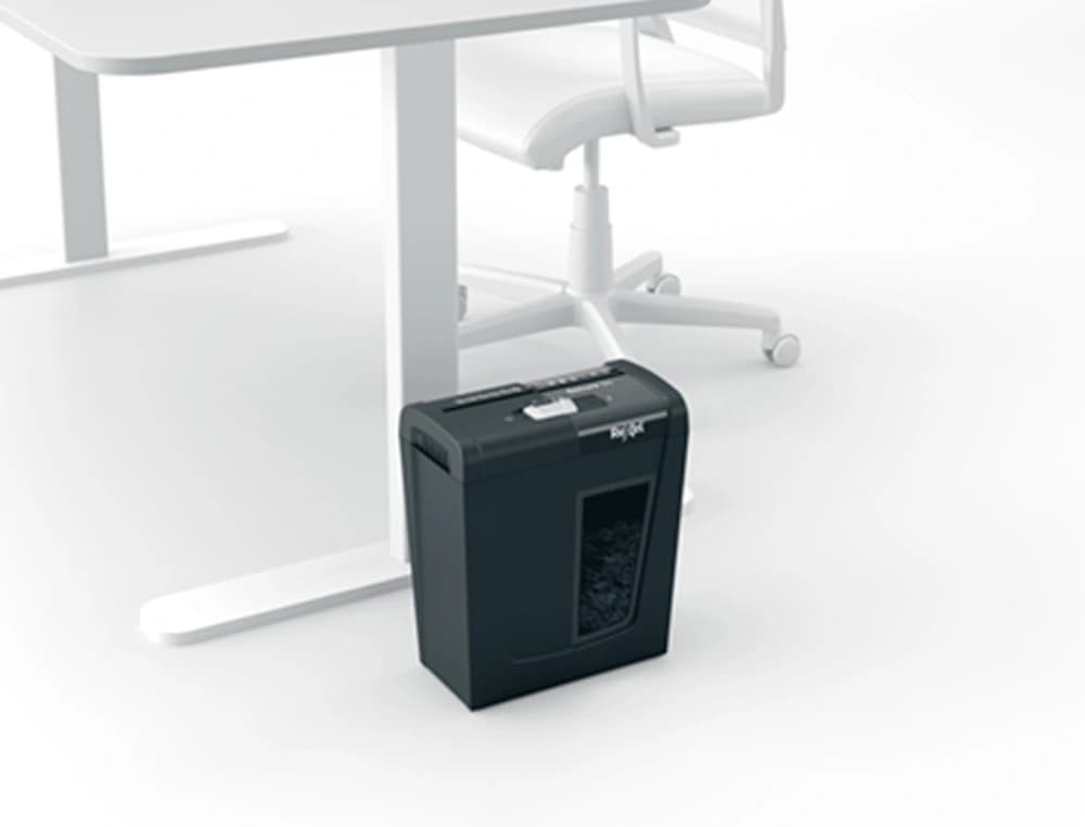 Destructora de documentos rexel secure s5 eu capacidad 5 hojas grapas clips tarjetas y cd papelera 10 l
