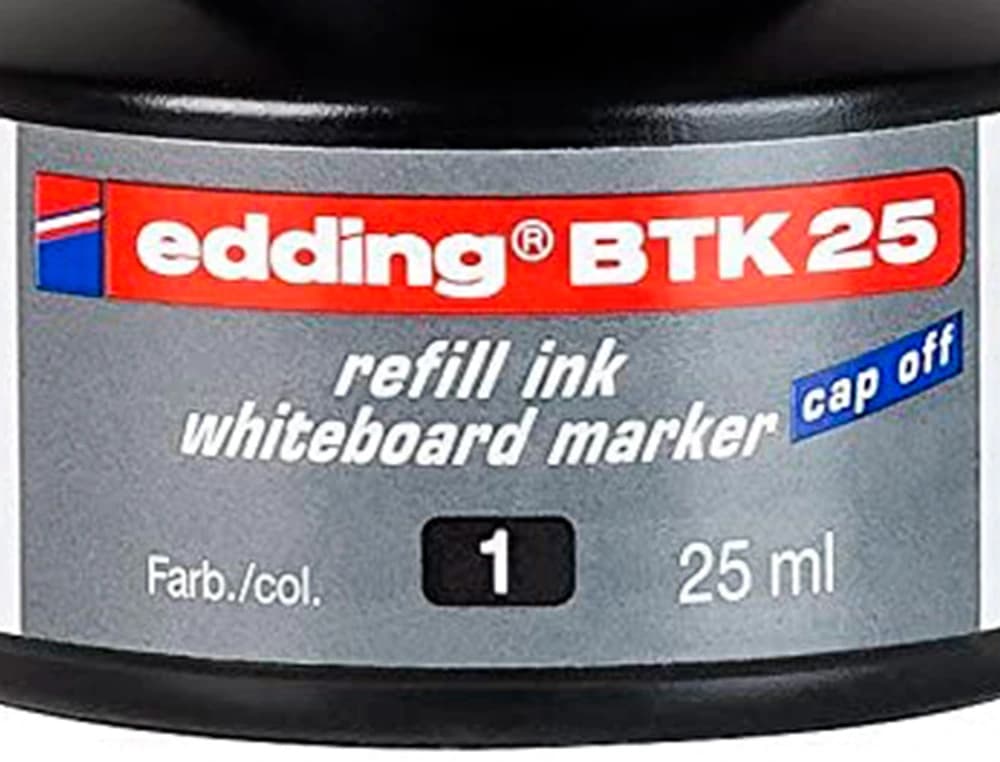 Tinta rotulador edding pizarra blanca btk-25 bote 25 ml