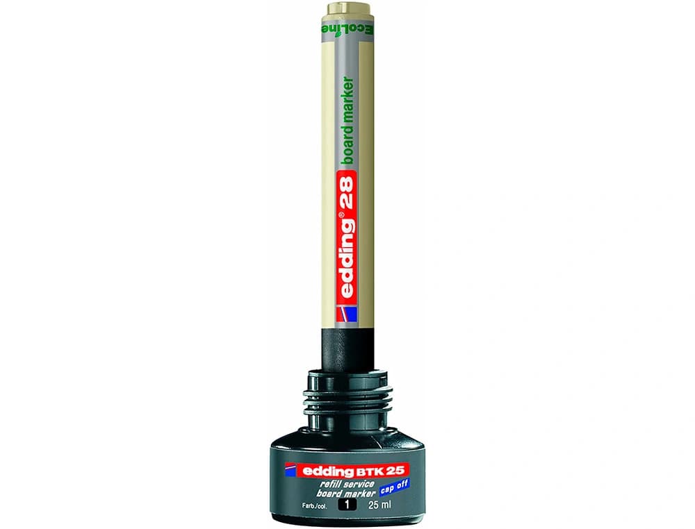 Tinta rotulador edding pizarra blanca btk-25 bote 25 ml