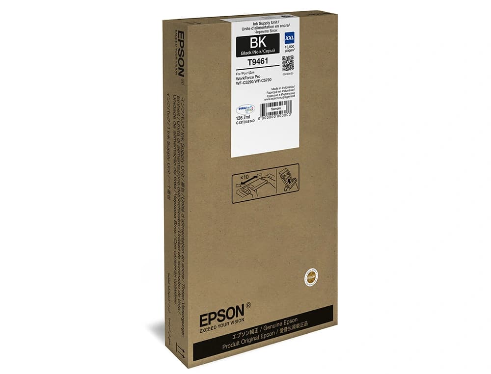 Ink-jet epson wf-c5x90 series ink xxl negro á 10000