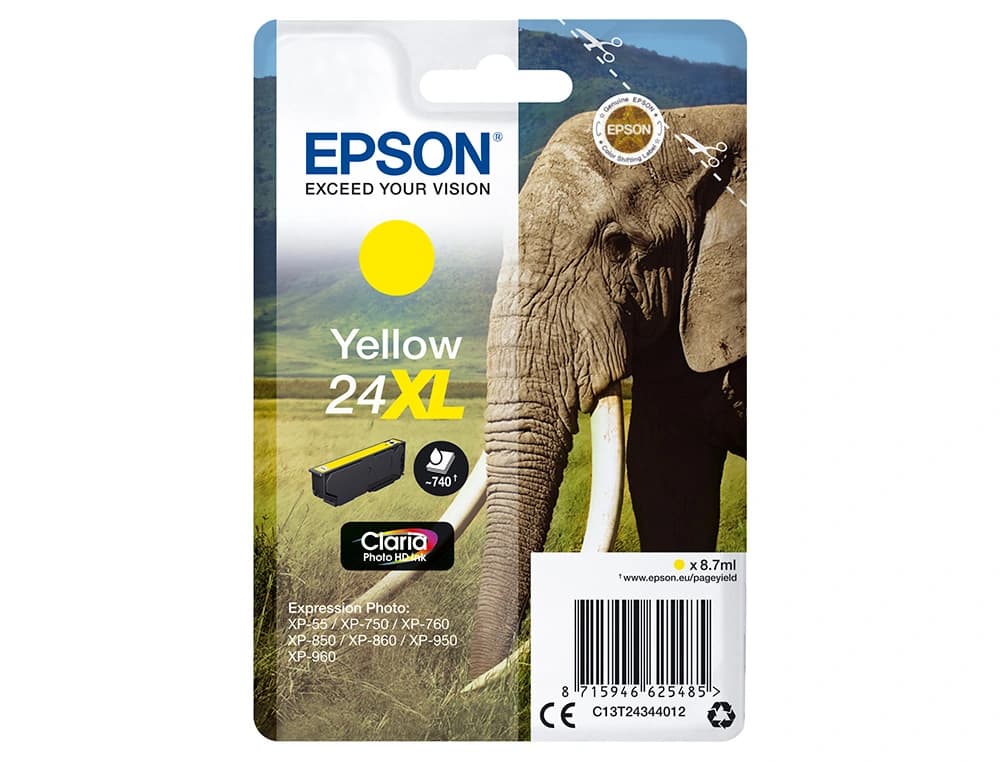 Ink-jet epson claria photo hd ink 24xl