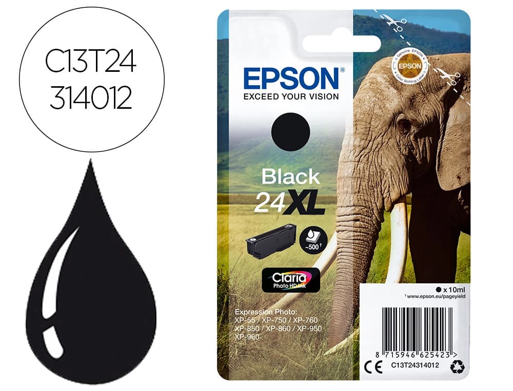 Epson Ink-jet epson claria photo hd ink 24xl expression photo xp-760/950