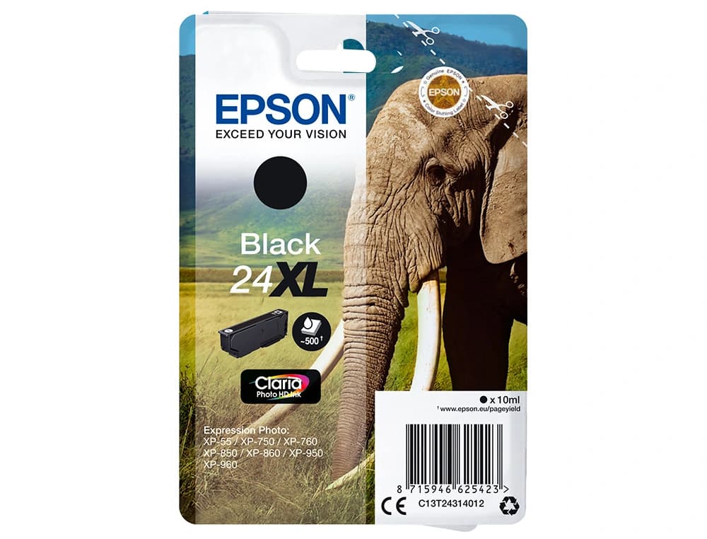 Ink-jet epson claria photo hd ink 24xl expression photo xp-760/950