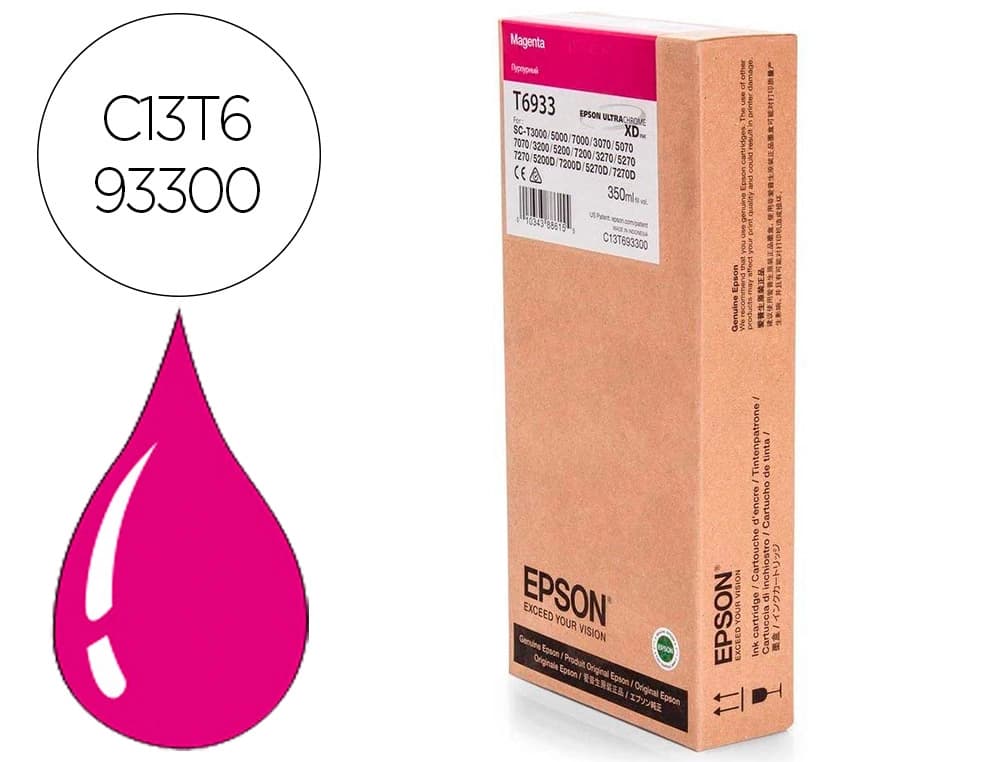 Epson Ink-jet epson gf serie sc-t magenta 350 ml