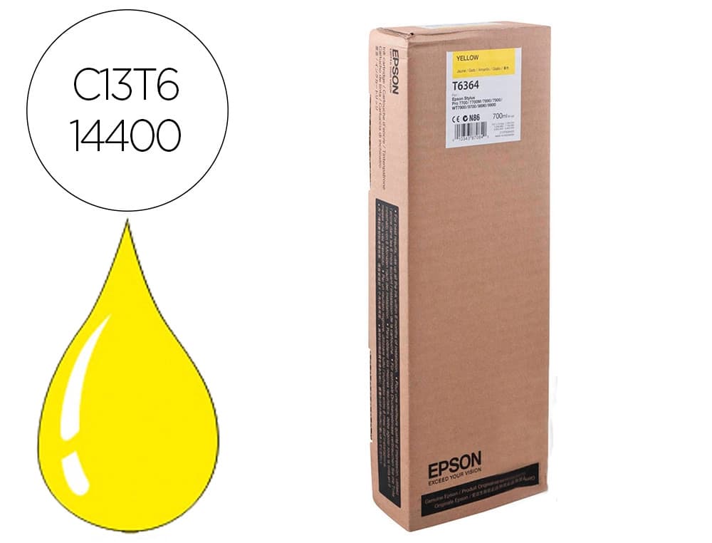 Epson Ink-jet epson gf stylus photo 7900/9900 amarillo alta capacidad