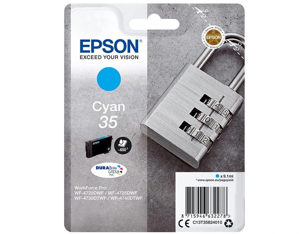 Ink-jet epson singlepack 35 durabrite ultra ink