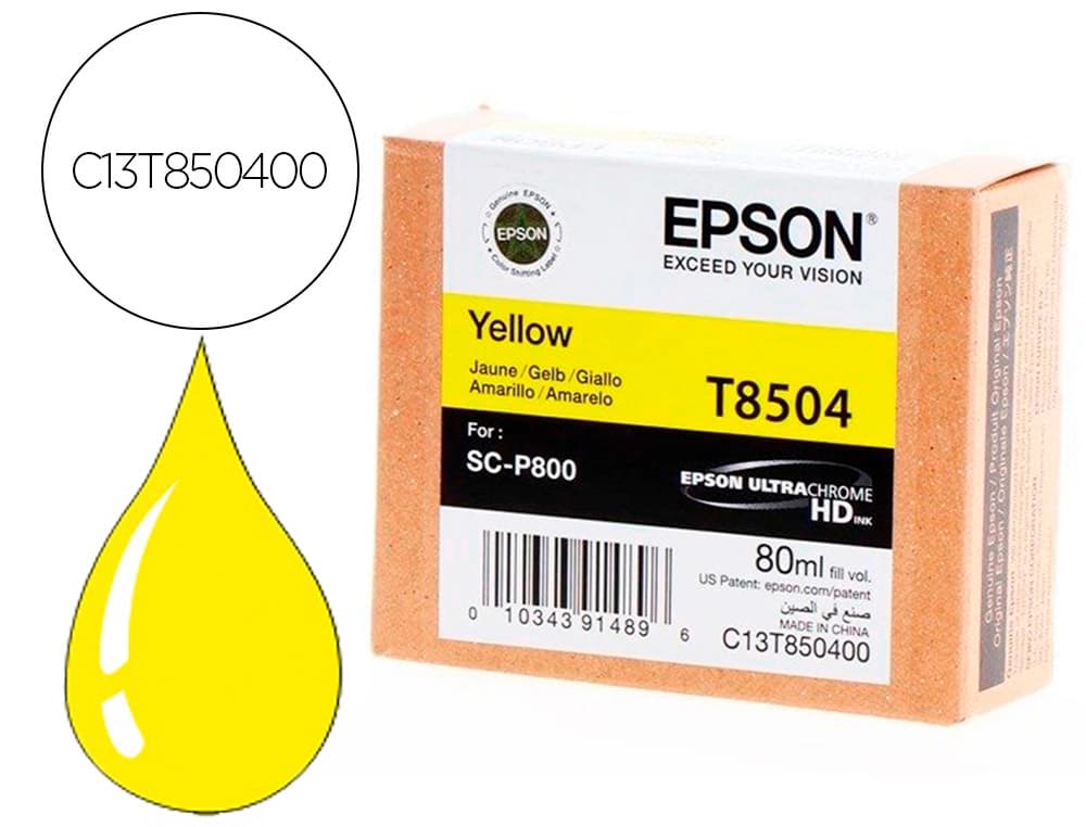 Epson Ink-jet epson surecolor sc-p800 amarillo