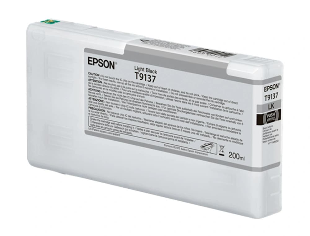 Ink-jet epson t9137 light negro ink 200ml