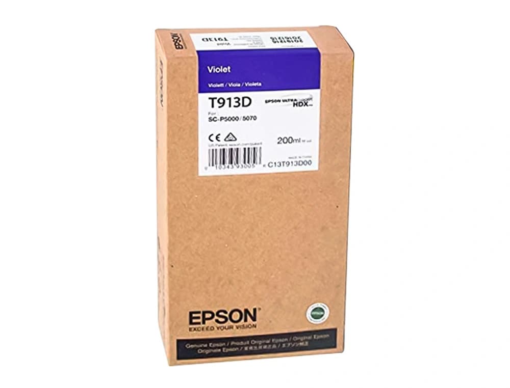 Ink-jet epson t913d violet ink 200ml