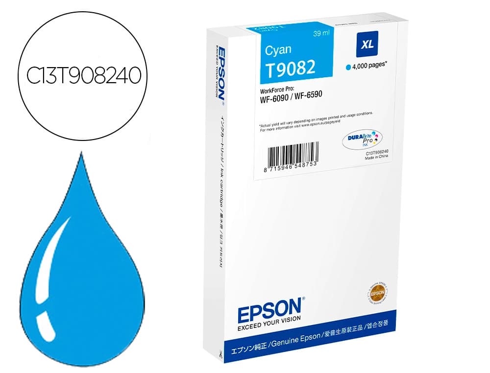 Epson Ink-jet epson wf-6590dwf/wf-6090dw cian xl