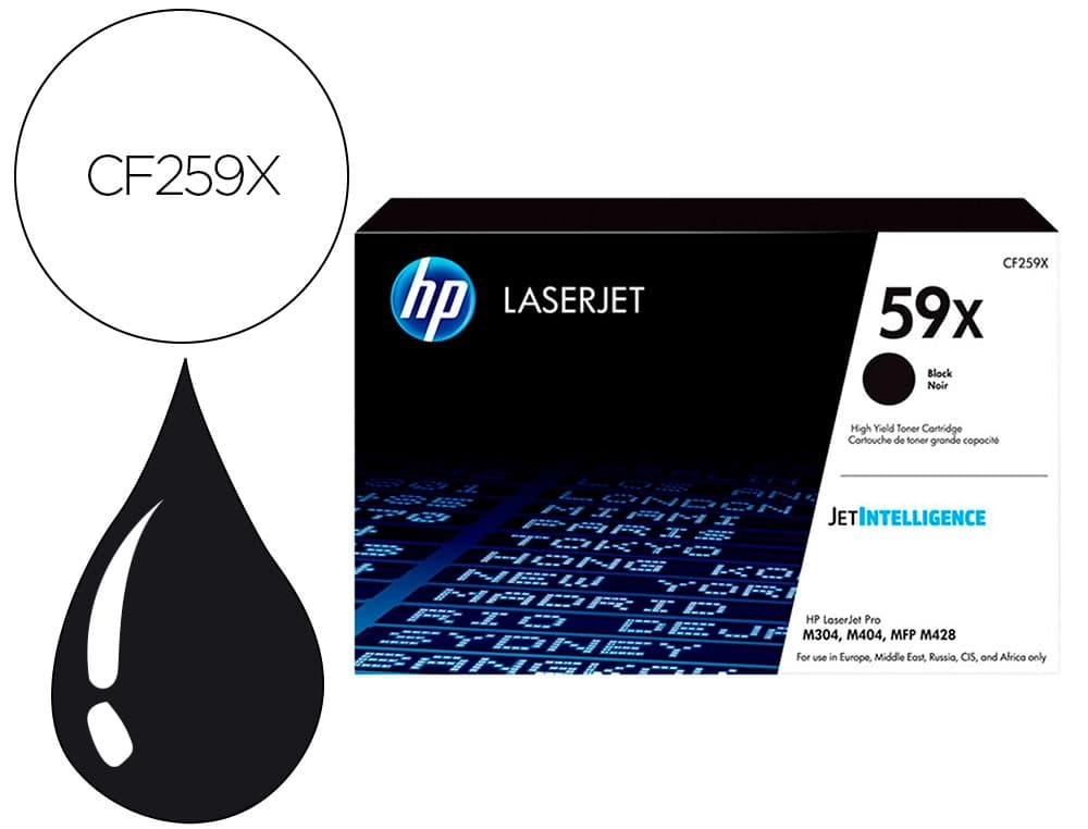 Hp Toner hp cf259x m404/408 negro 10000 paginas