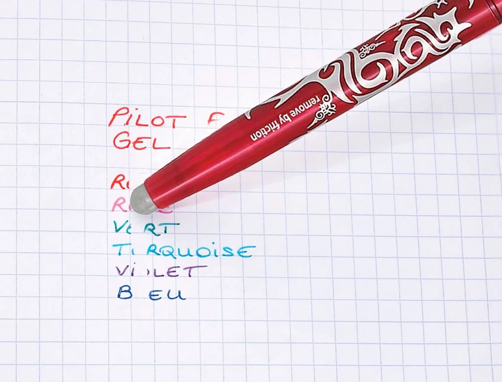 Boligrafo pilot frixion ball borrable 0,7 mm punta media en blister