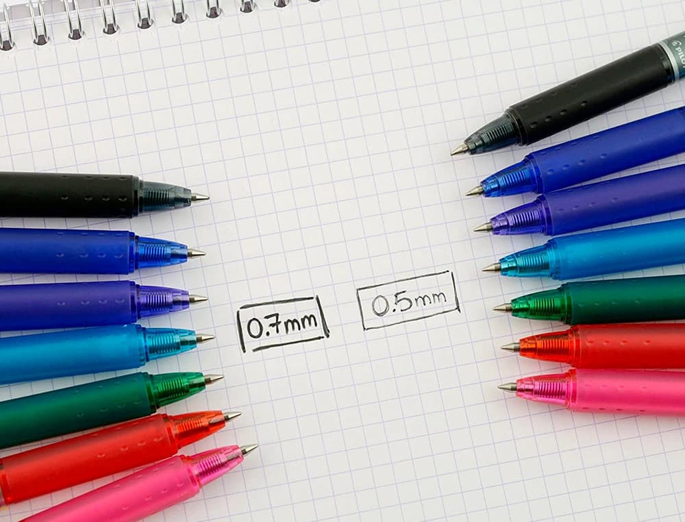 Boligrafo pilot frixion ball borrable 0,7 mm punta media en blister