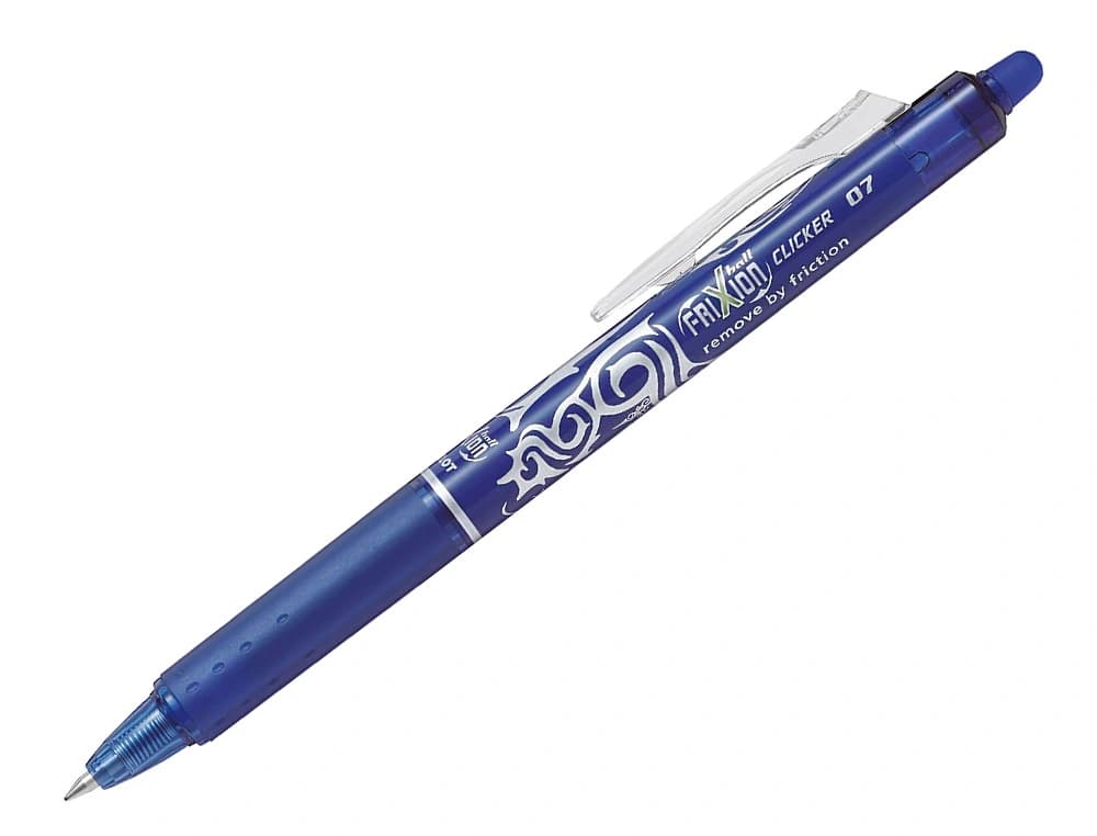 Boligrafo pilot frixion clicker borrable 0,7 mm punta media en blister