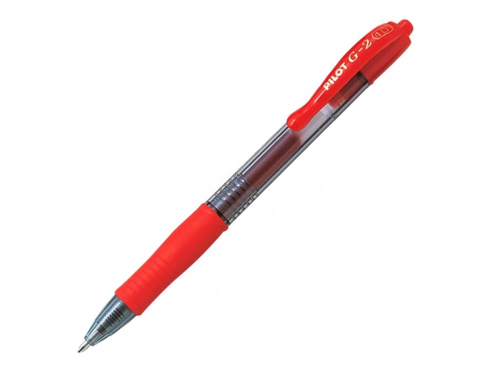 Boligrafo pilot g-2 tinta gel retractil sujecion de caucho en blister