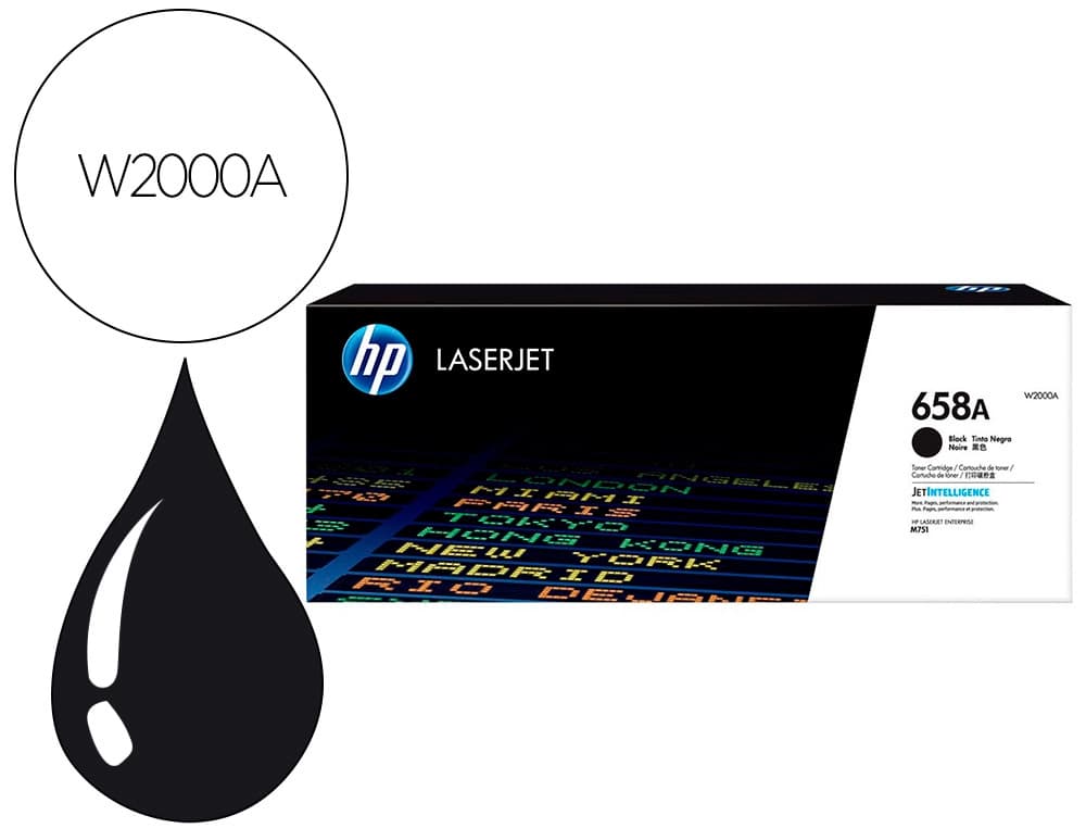 Hp Toner hp enterprise m751negro 658a