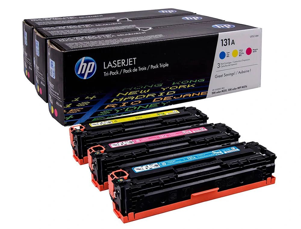 Toner hp n 131a pack 3toner cian/magenta/amarillo